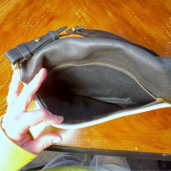 Fossil Preston Shoulder Bag in Ivory & Black Career Preppy Classy Closet Staple - Picture 9 of 15